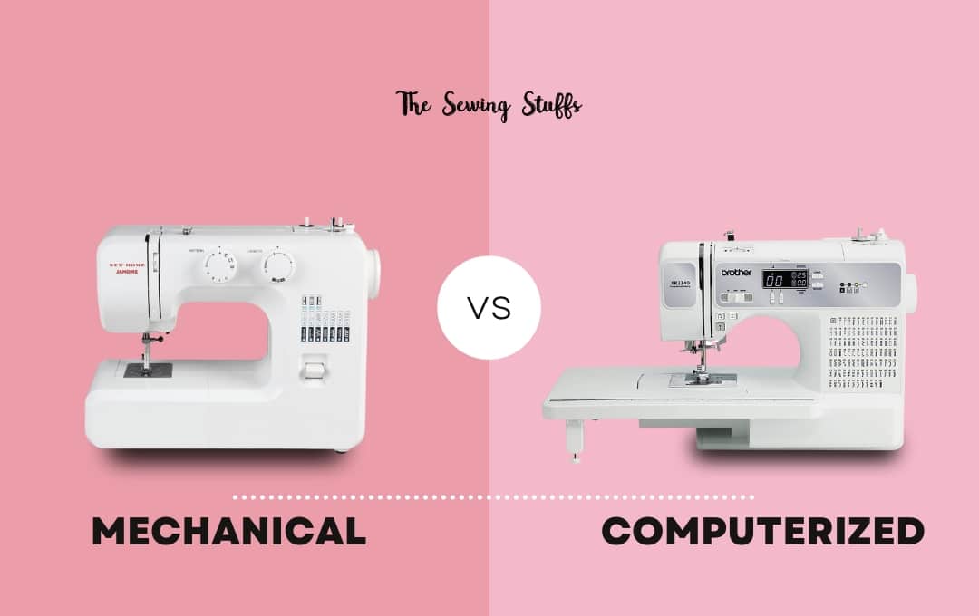 Difference Between a Sewing Machine and a Computerized Sewing Machine