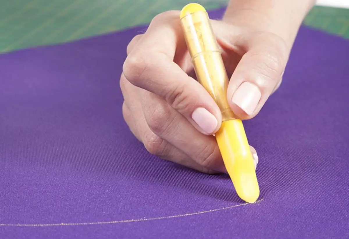Remove Yellow Tailors Chalk From Fabric