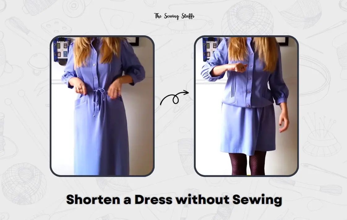 How to Shorten a Dress without Sewing