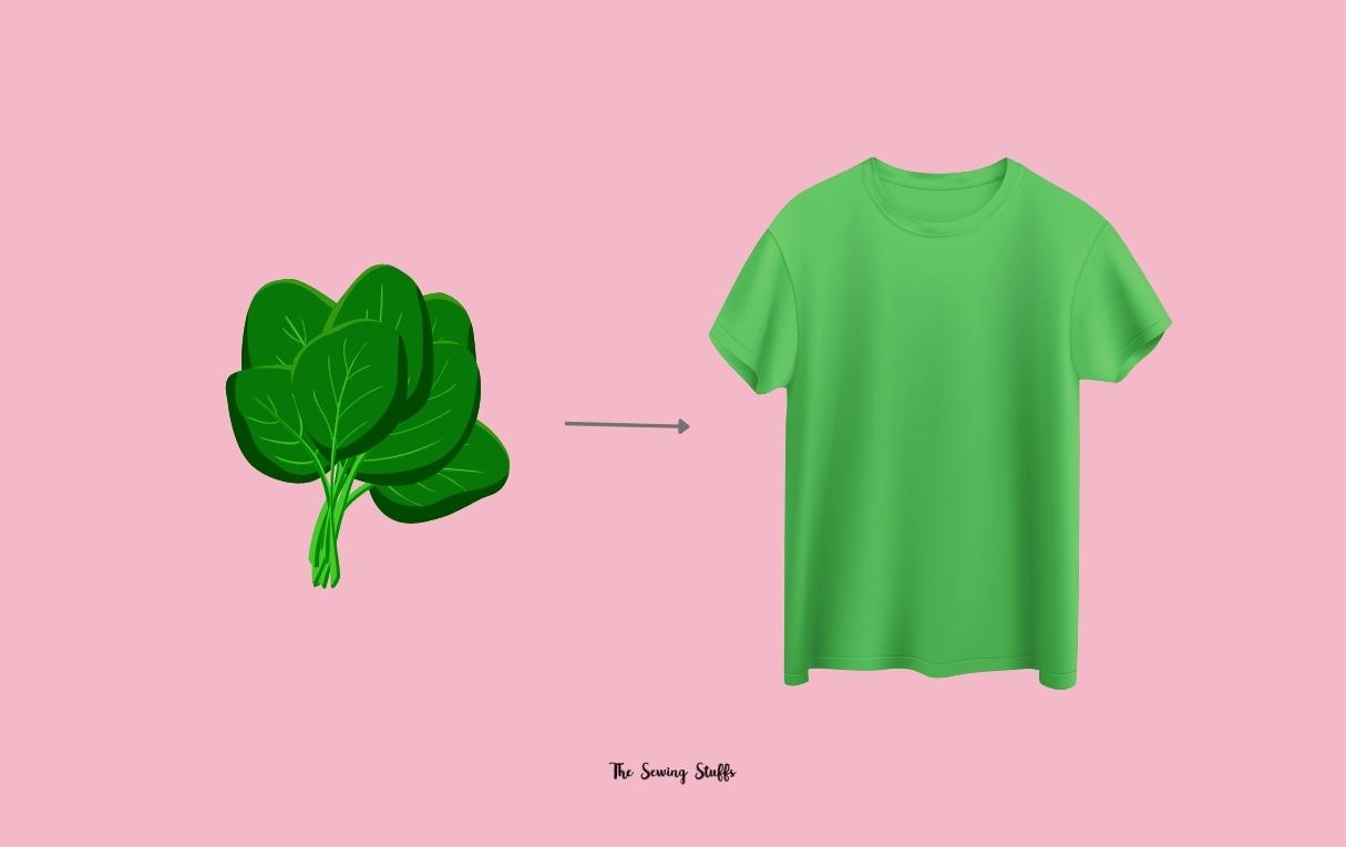 How to Green Dye Fabric With Spinach