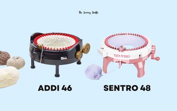 Sentro 48 Pin vs Addi 46 Pin Needle Circular Knitting Machines Comparison  Side by Side Review 