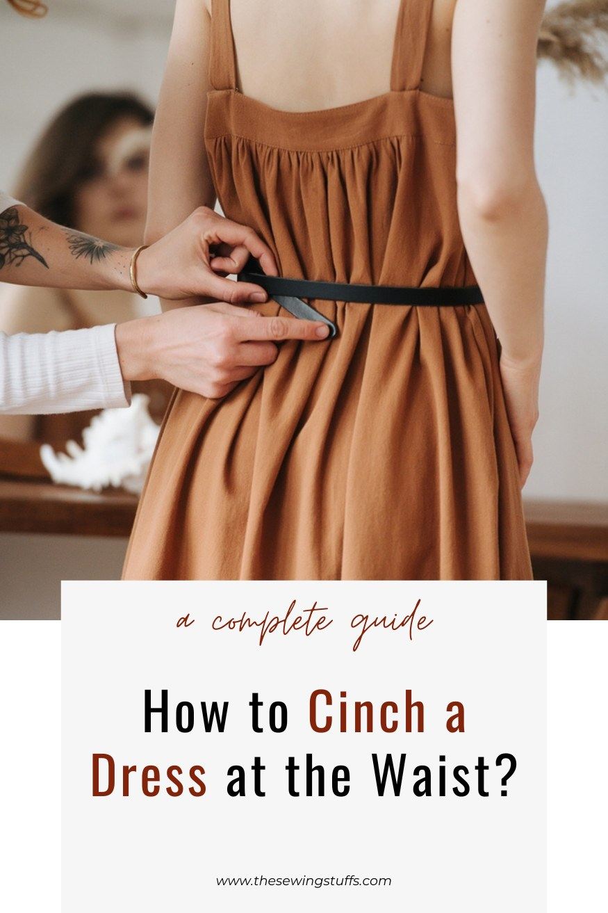 How to Cinch a Dress at the Waist