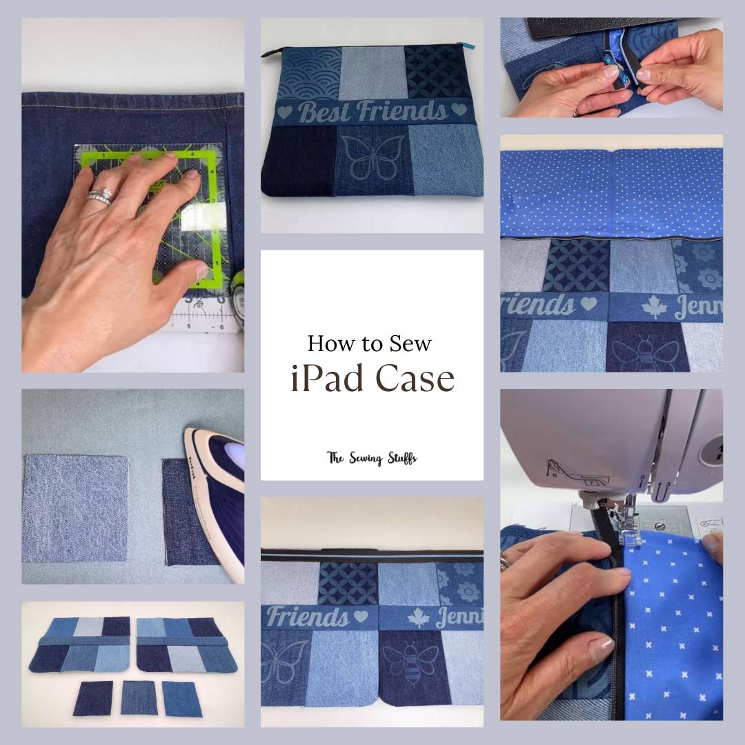 How to Sew an iPad Case with Zipper Pouch