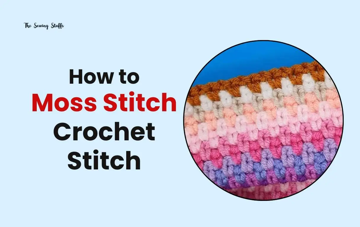 How to Moss Stitch Crochet/Linen Stitch