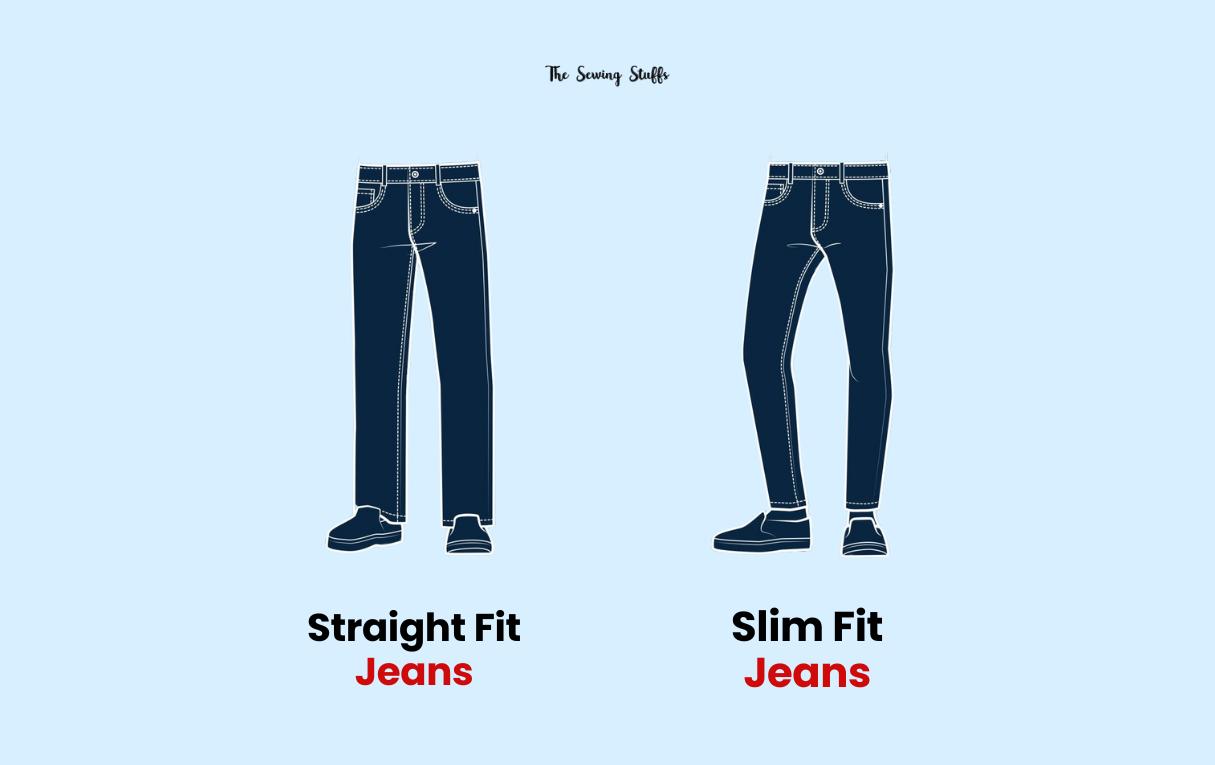 Straight Fit vs. Slim Fit Men's Jeans– Which One to Choose?