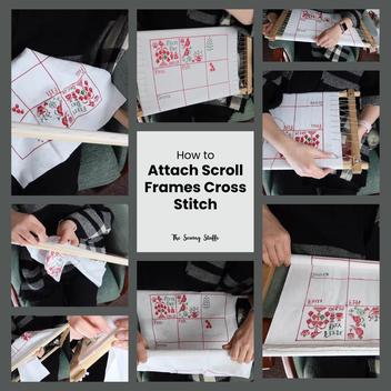 Cross Stitch Scroll Frames 